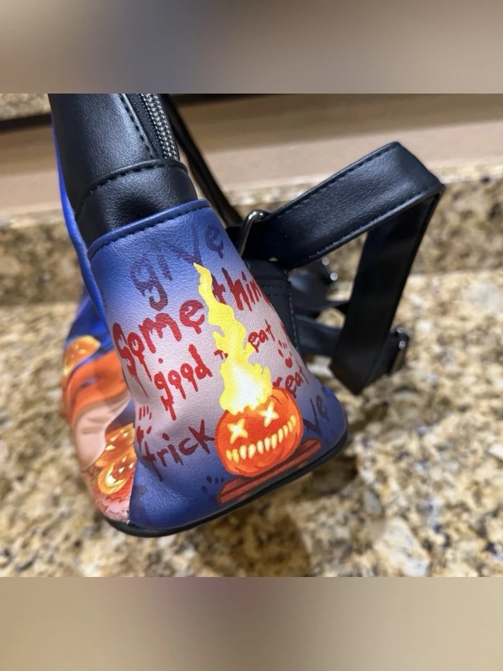 Loungefly Trick 'R Treat Glow In The Dark Sam Halloween Mini Backpack New No Tag